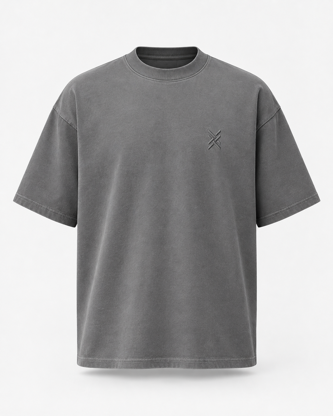 TITANIUM GREY OVERSIZED TEE