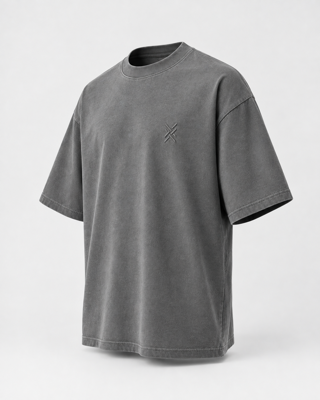 TITANIUM GREY OVERSIZED TEE