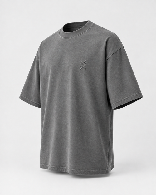 TITANIUM GREY OVERSIZED TEE
